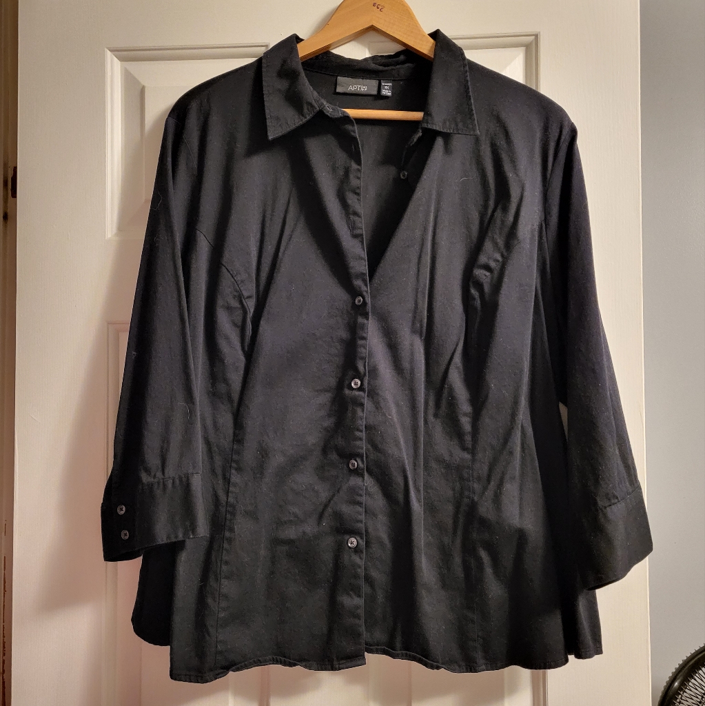 Plus, Size Button-Down Blouse